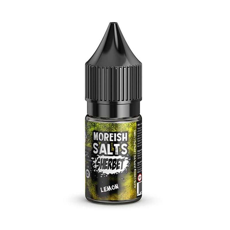 LEMON SHERBET NICOTINE SALT E-LIQUID BY MOREISH SALTS - Eliquids Outlet