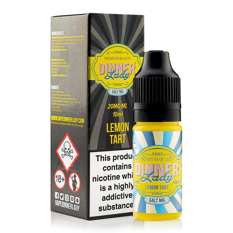 LEMON TART NICOTINE SALT E-LIQUID BY DINNER LADY SALTS - Eliquids Outlet