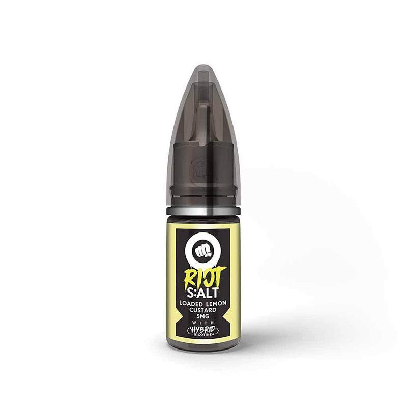 LOADED LEMON CUSTARD HYBRID NICOTINE SALT E-LIQUID BY RIOT S:ALT - Eliquids Outlet