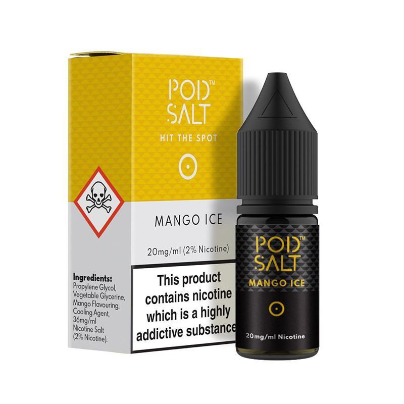 MANGO ICE NICOTINE SALT E-LIQUID BY POD SALT CORE RANGE - Eliquids Outlet