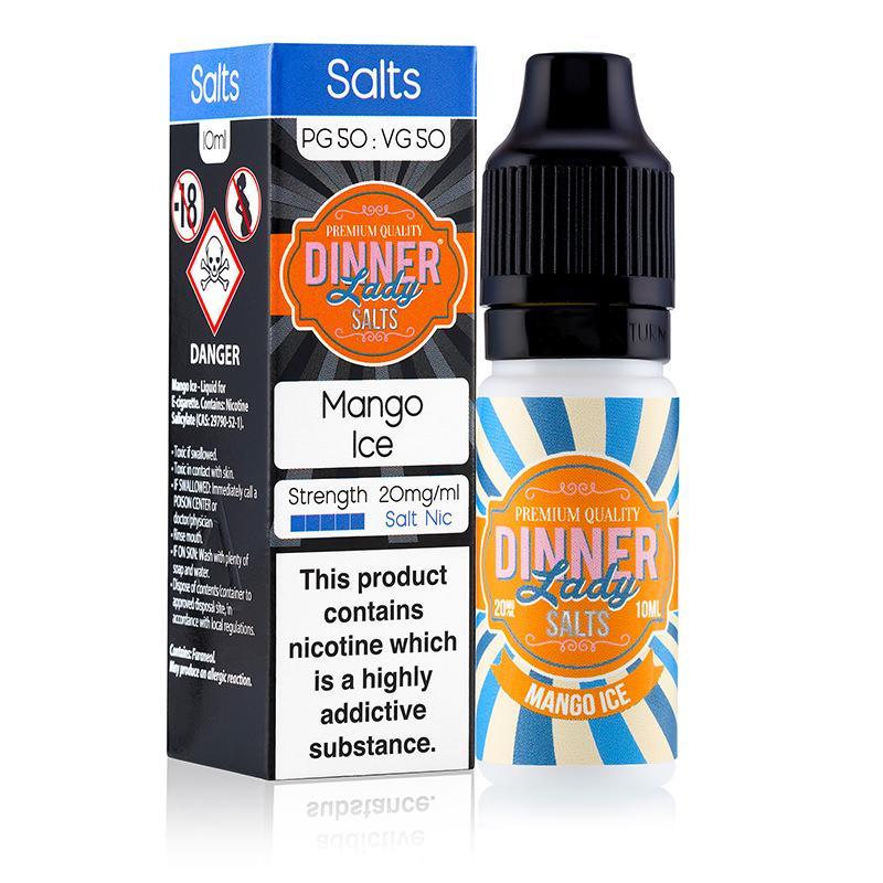 MANGO ICE NICOTINE SALT E-LIQUID BY DINNER LADY SALTS - Eliquids Outlet