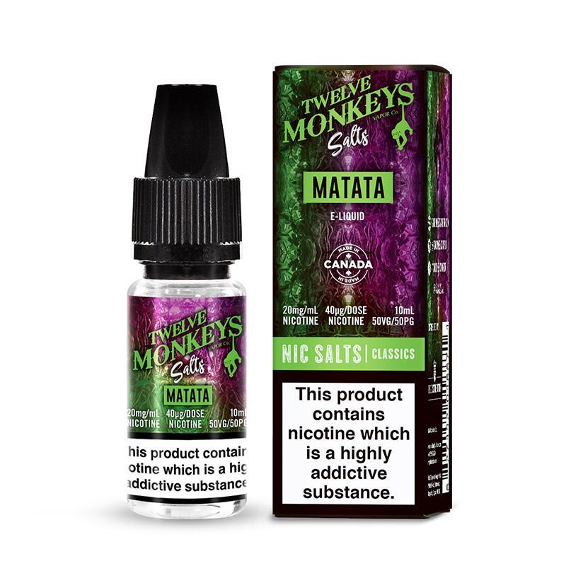 MATATA NICOTINE SALT E-LIQUID BY TWELVE MONKEYS SALTS - Eliquids Outlet