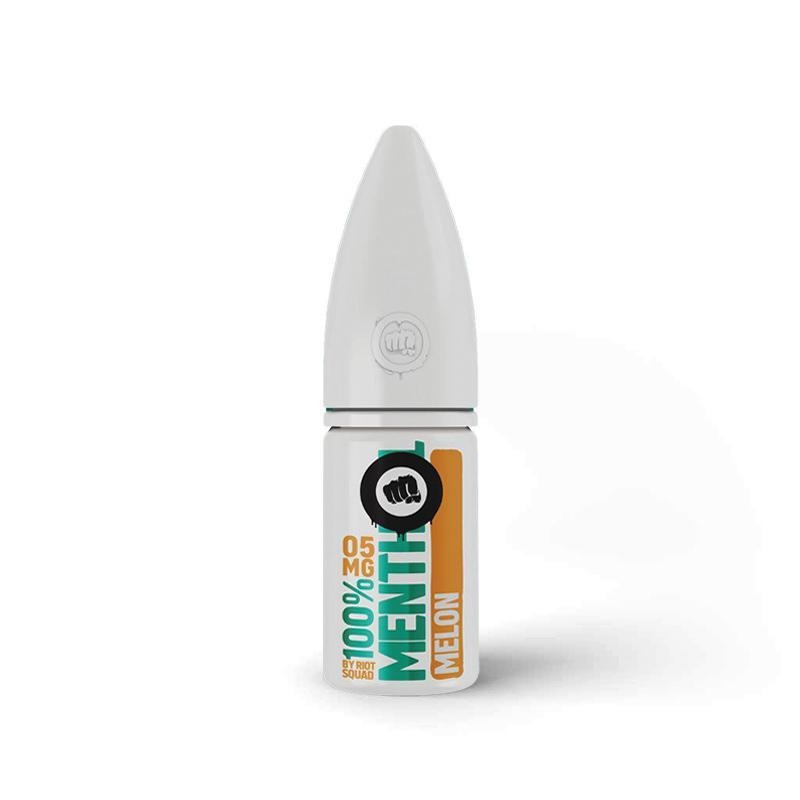 MELON NICOTINE SALT E-LIQUID BY RIOT SQUAD 100% MENTHOL - Eliquids Outlet