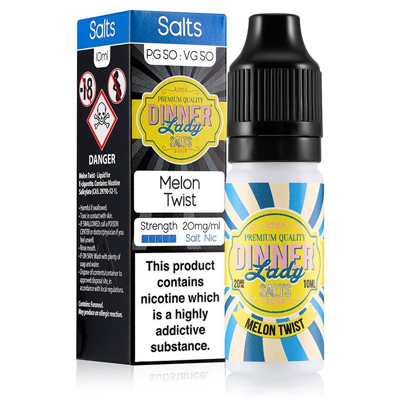 MELON TWIST NICOTINE SALT E-LIQUID BY DINNER LADY SALTS - Eliquids Outlet