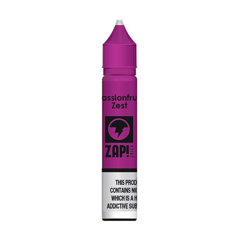 PASSIONFRUIT ZEST NICOTINE SALT E-LIQUID BY ZAP! - Eliquids Outlet