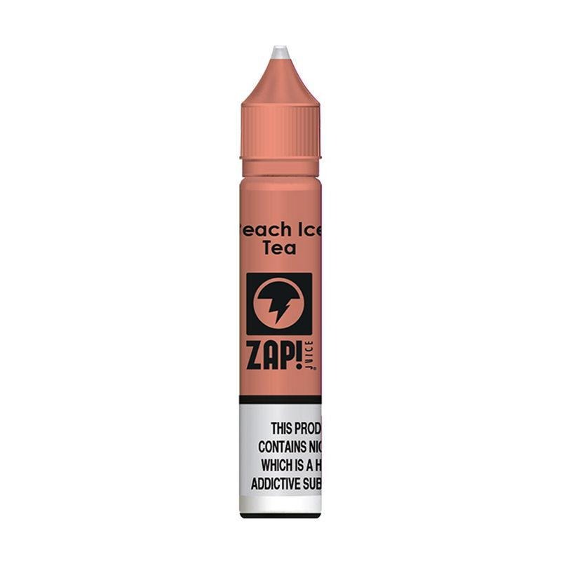 PEACH ICE TEA NICOTINE SALT E-LIQUID BY ZAP! - Eliquids Outlet