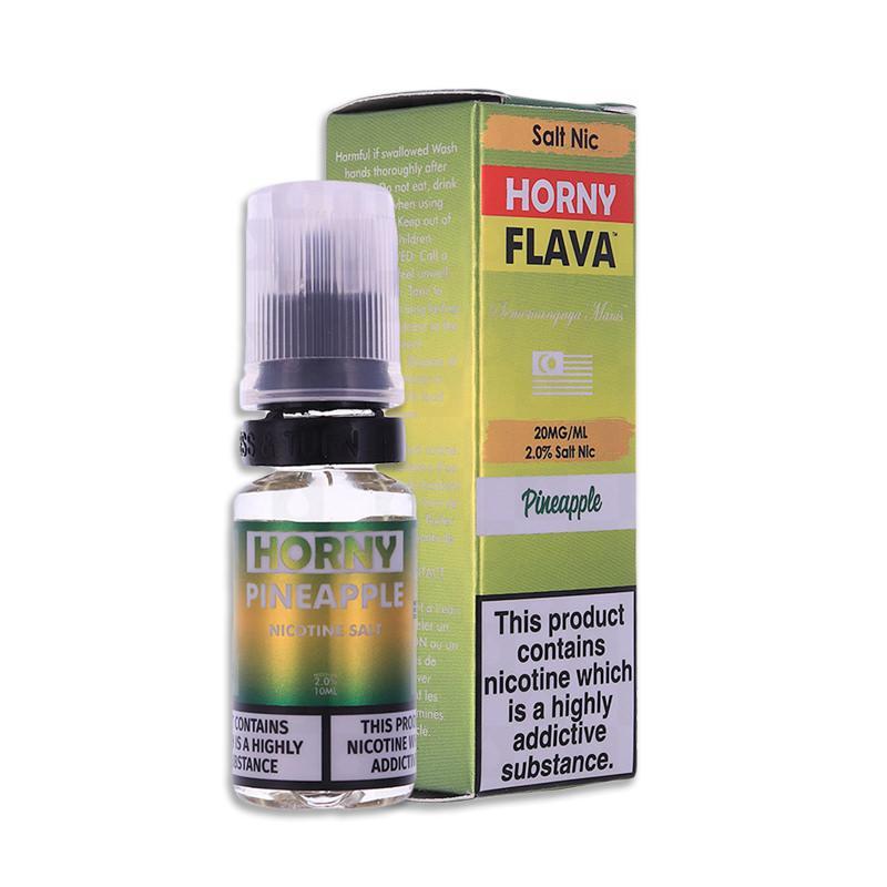 PINEAPPLE NICOTINE SALT E-LIQUID BY Horny Flava Nic Salts, Brand_Horny Flava Salts - Eliquids Outlet
