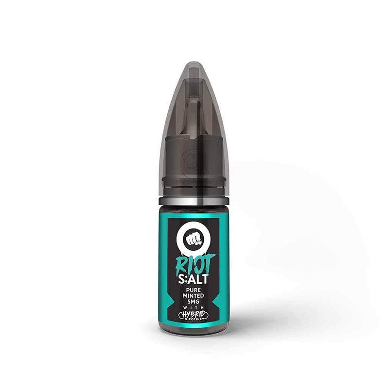 PURE MINTED HYBRID NICOTINE SALT E-LIQUID BY RIOT S:ALT - Eliquids Outlet