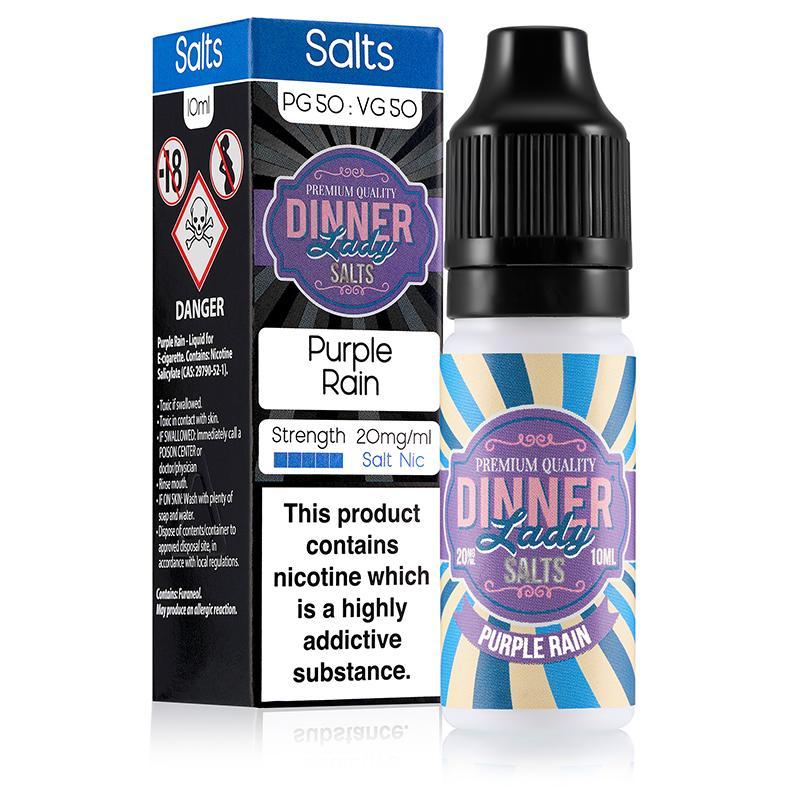 PURPLE RAIN NICOTINE SALT E-LIQUID BY DINNER LADY SALTS - Eliquids Outlet