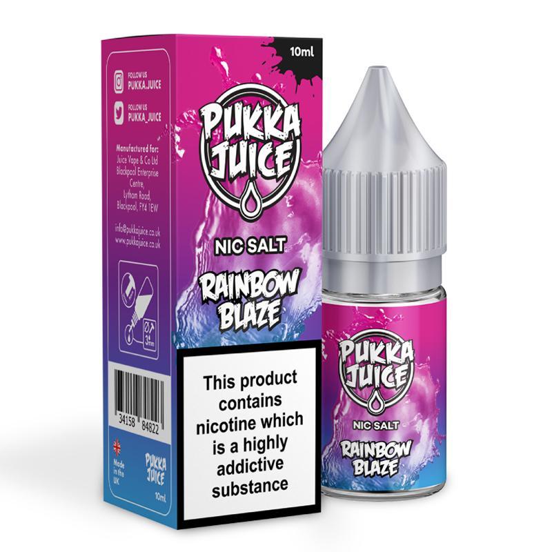 RAINBOW BLAZE BY PUKKA JUICE NIC SALT E-LIQUID - Eliquids Outlet