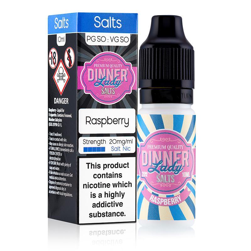 RASPBERRY NICOTINE SALT E-LIQUID BY DINNER LADY SALTS - Eliquids Outlet