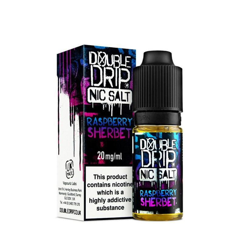 RASPBERRY SHERBET NIC SALT E-LIQUID BY DOUBLE DRIP - Eliquids Outlet