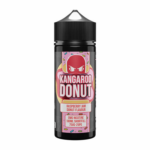 RASPBERRY JAM DONUT KANGAROO DONUT E LIQUID BY CLOUD THIEVES 100ML 75VG