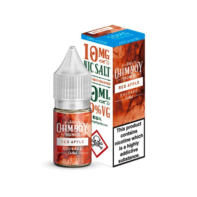RED APPLE NICOTINE SALT E-LIQUID BY OHM BOY VOLUME III - Eliquids Outlet