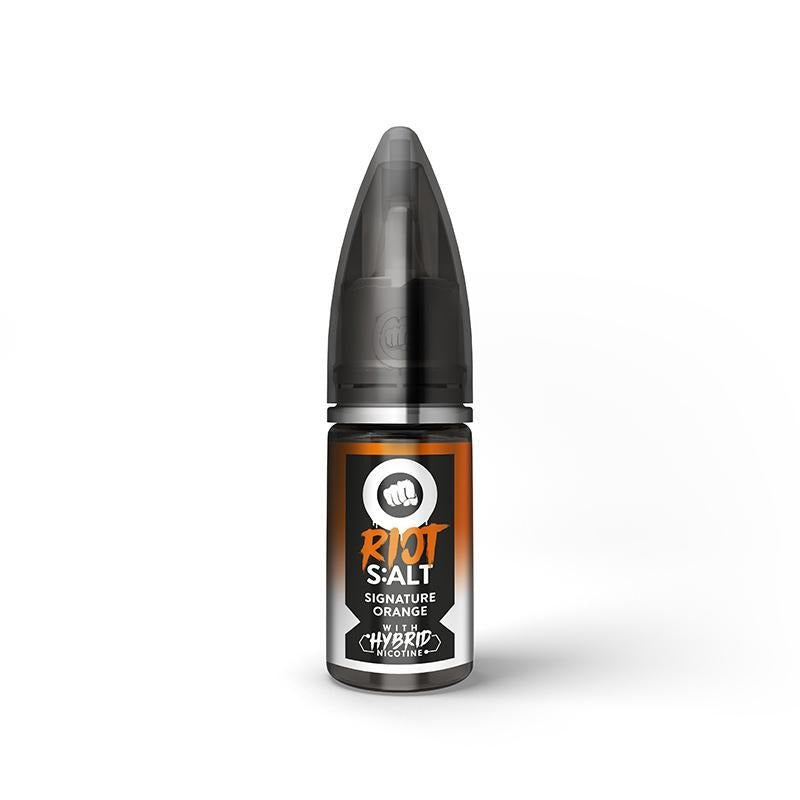 SIGNATURE ORANGE HYBRID NICOTINE SALT E-LIQUID BY RIOT S:ALT - Eliquids Outlet
