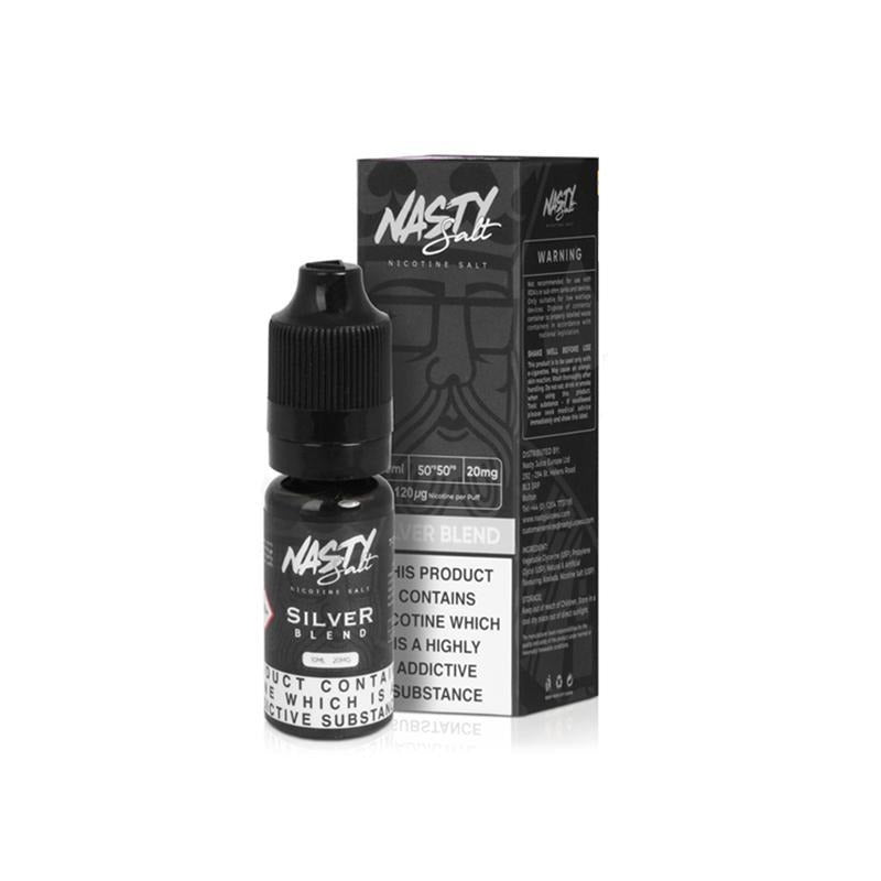 SILVER BLEND NICOTINE SALT E-LIQUID BY NASTY SALT - Eliquids Outlet