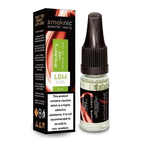 STRAWBERRY MINT E LIQUID BY SMOKNIC 10ML 70VG - Eliquids Outlet