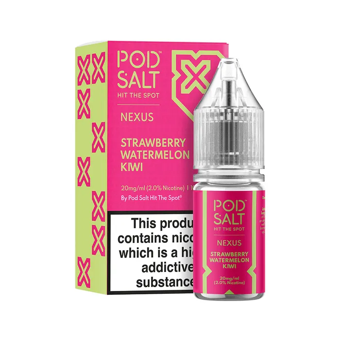 STRAWBERRY WATERMELON KIWI NICOTINE SALT E-LIQUID BY NEXUS SALTS