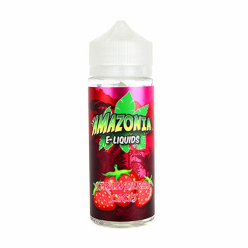 STRAWBERRY LACES E LIQUID BY AMAZONIA JUICE 100ML - Eliquids Outlet