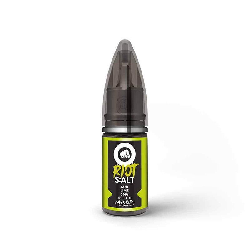 SUB LIME HYBRID NICOTINE SALT E-LIQUID BY RIOT S:ALT - Eliquids Outlet