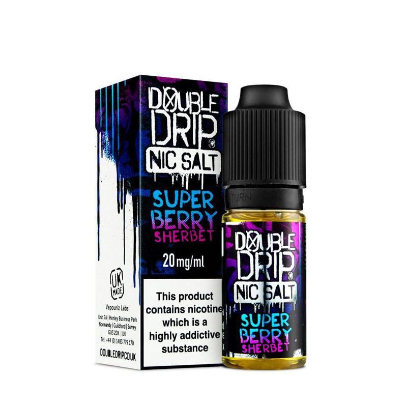 SUPER BERRY SHERBET NIC SALT E-LIQUID BY DOUBLE DRIP - Eliquids Outlet