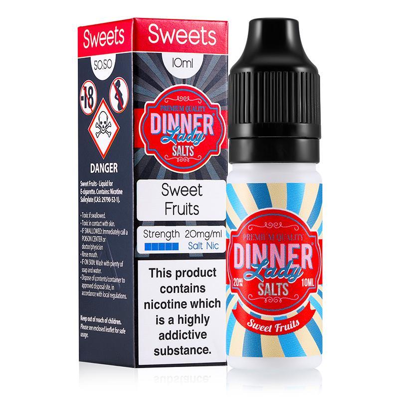SWEET FRUITS NICOTINE SALT E-LIQUID BY DINNER LADY SALTS - Eliquids Outlet