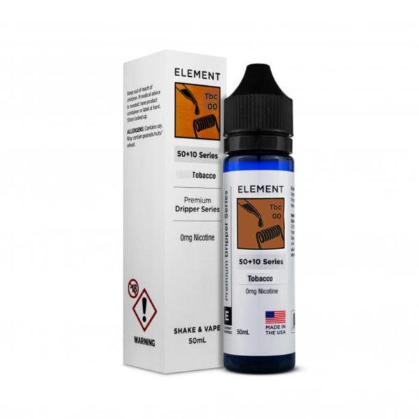 TOBACCO BY ELEMENT 50ML 80VG - Eliquids Outlet