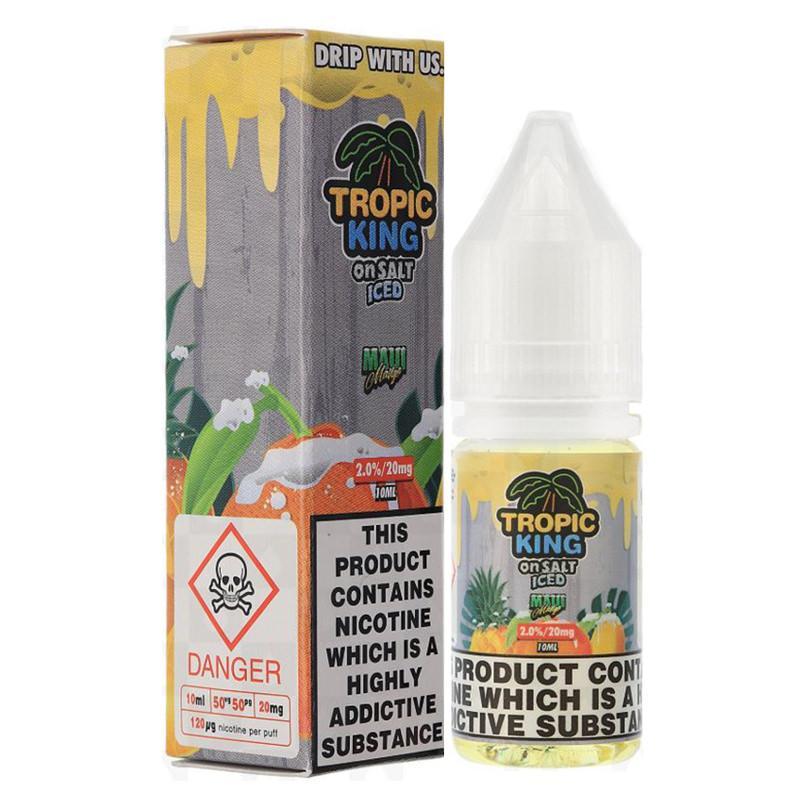 MAUI MANGO ICED NICOTINE SALT E-LIQUID BY TROPIC KING ON SALT - Eliquids Outlet