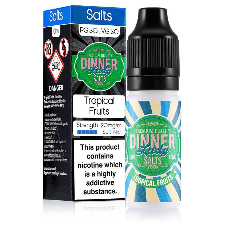 TROPICAL FRUIT NICOTINE SALT E-LIQUID BY DINNER LADY SALTS - Eliquids Outlet