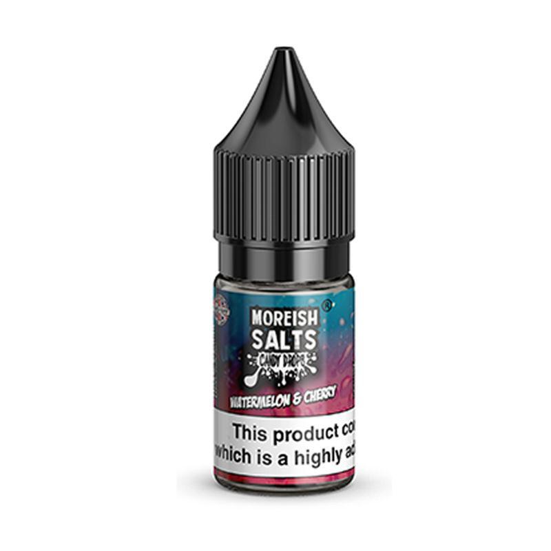 WATERMELON & CHERRY CANDY DROPS NICOTINE SALT E-LIQUID BY MOREISH SALTS - Eliquids Outlet