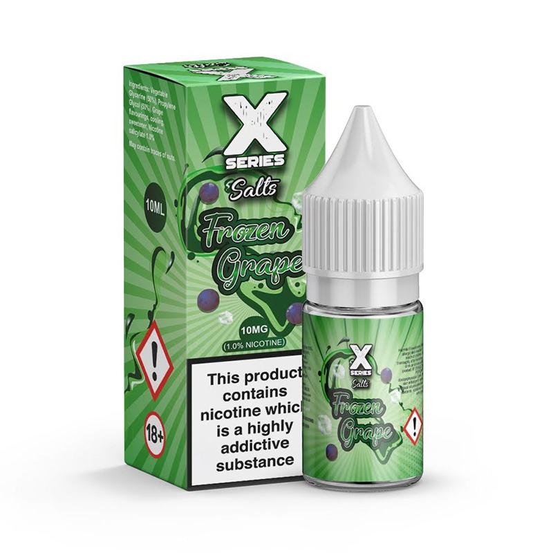 FROZEN GRAPE NICOTINE SALT E-LIQUID BY X SERIES SALTS - Eliquids Outlet