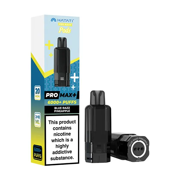 Hayati Pro Max 6000+ Refill Pods Blue Razz Pineapple