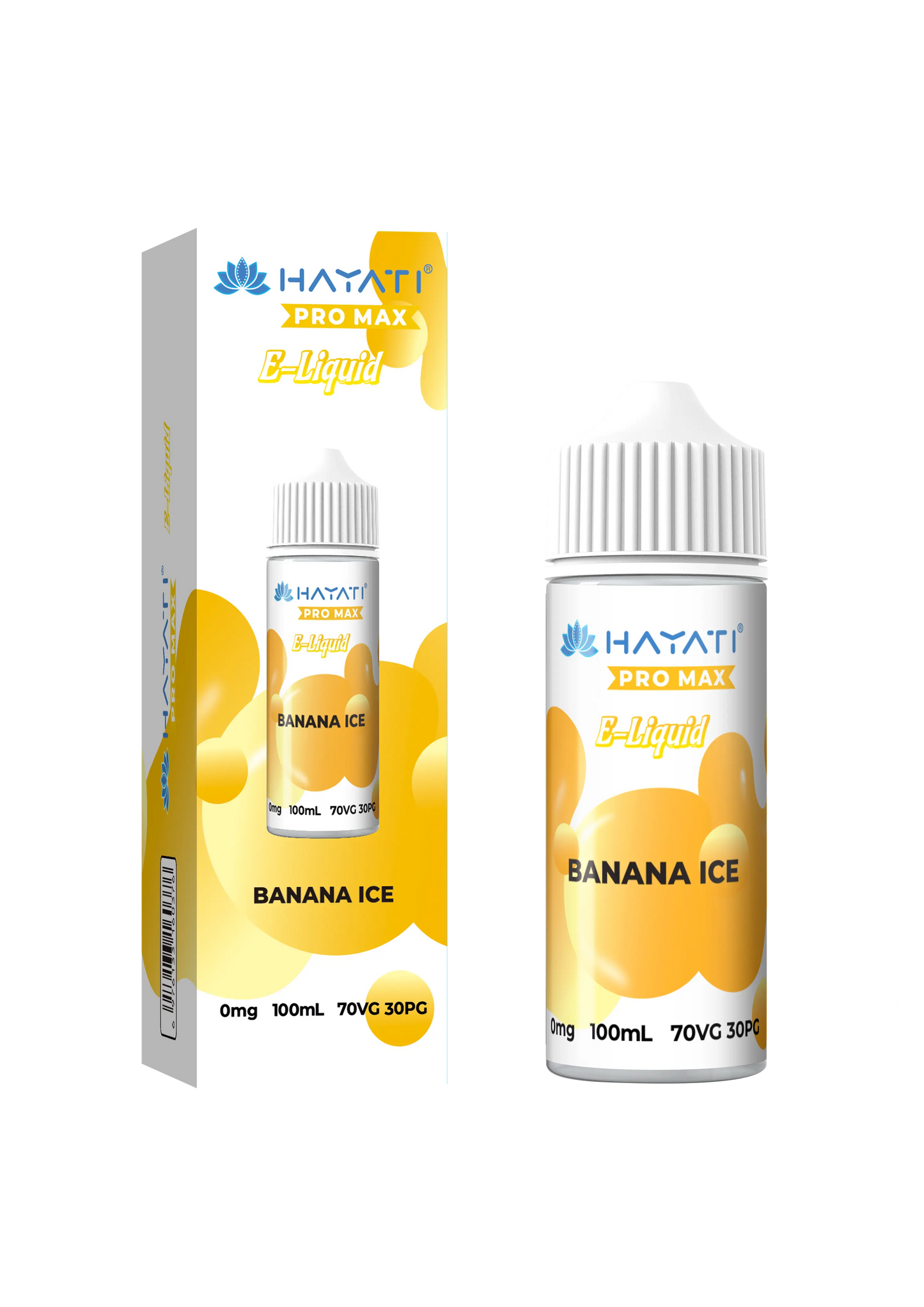 BANANA ICE BY HAYATI PRO MAX E LIQUID 100ML 70VG