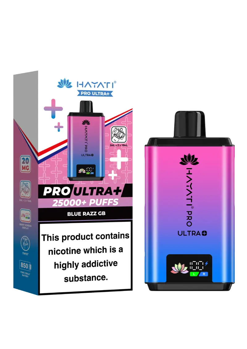 Hayati Pro Ultra Plus 25000+ Blue Razz Gummy Bear