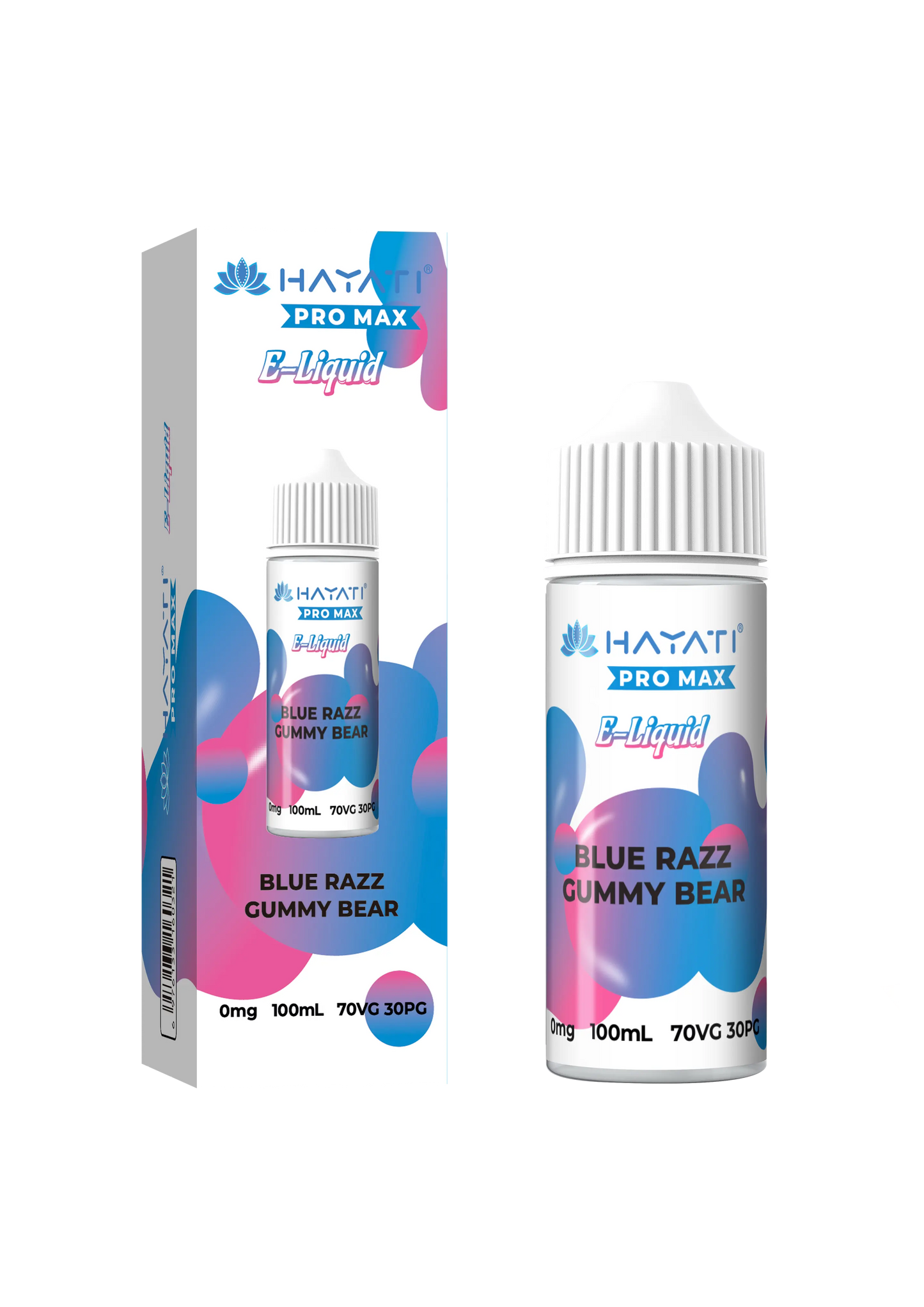 BULE RAZZ GUMMY BEAR HAYATI PRO MAX E LIQUID 100ML 70VG