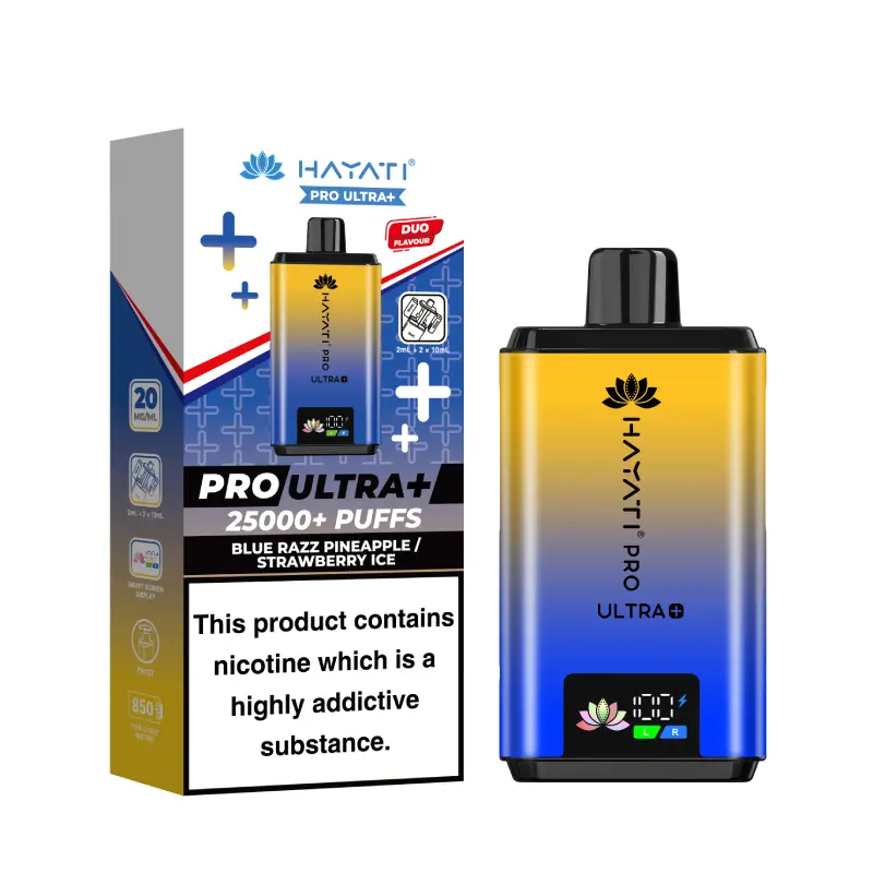 Hayati Pro Ultra Plus 25000+ Blue Razz Pineapple / Strawberry Ice