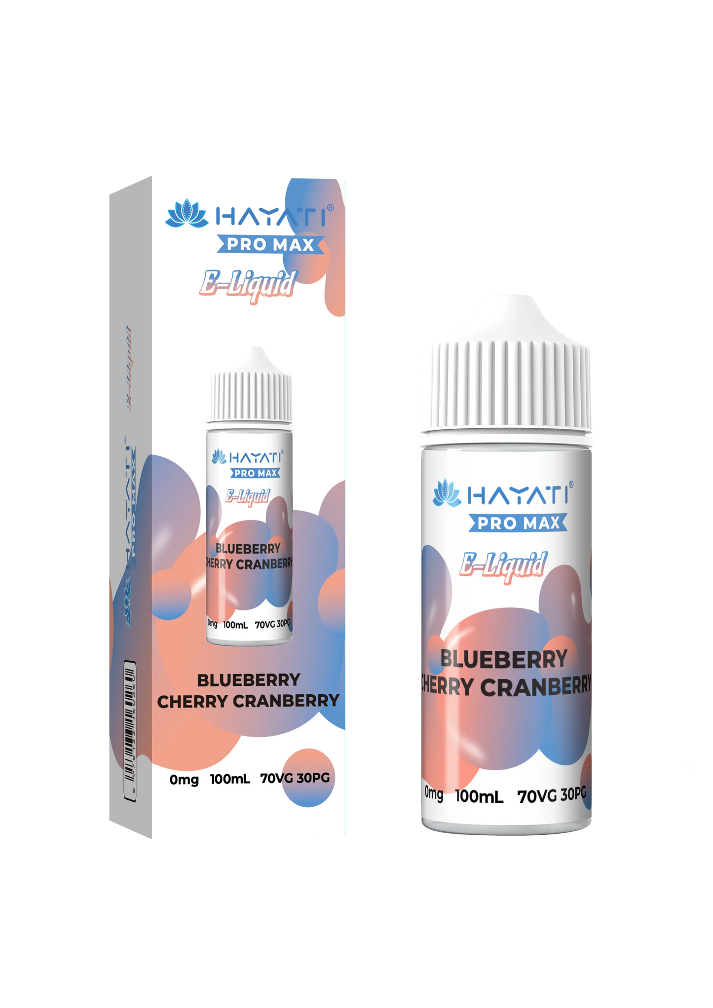 BLUEBERRY CHERRY CRANBERRY BY HAYATI PRO MAX E LIQUID 100ML 70VG