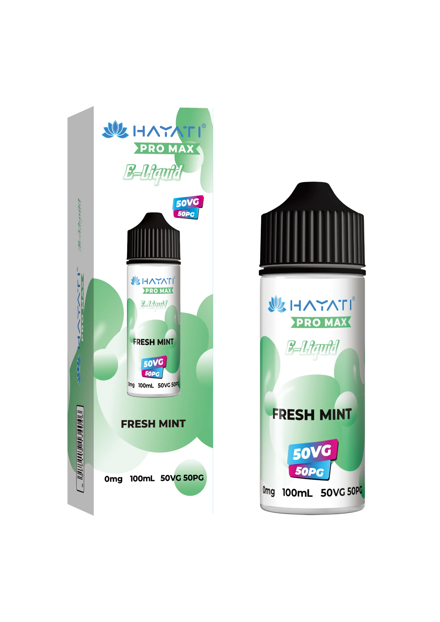 FRESH MINT BY HAYATI PRO MAX E LIQUID 100ML 50VG