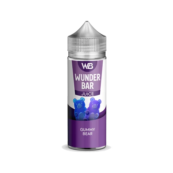 GUMMY BEAR E LIQUID WUNDER BAR JUICE BY KINGSTON 100ML 50VG
