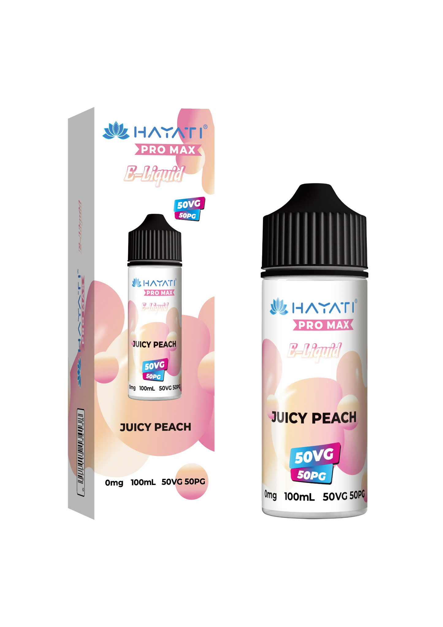 JUICY PEACH BY HAYATI PRO MAX E LIQUID 100ML 50VG