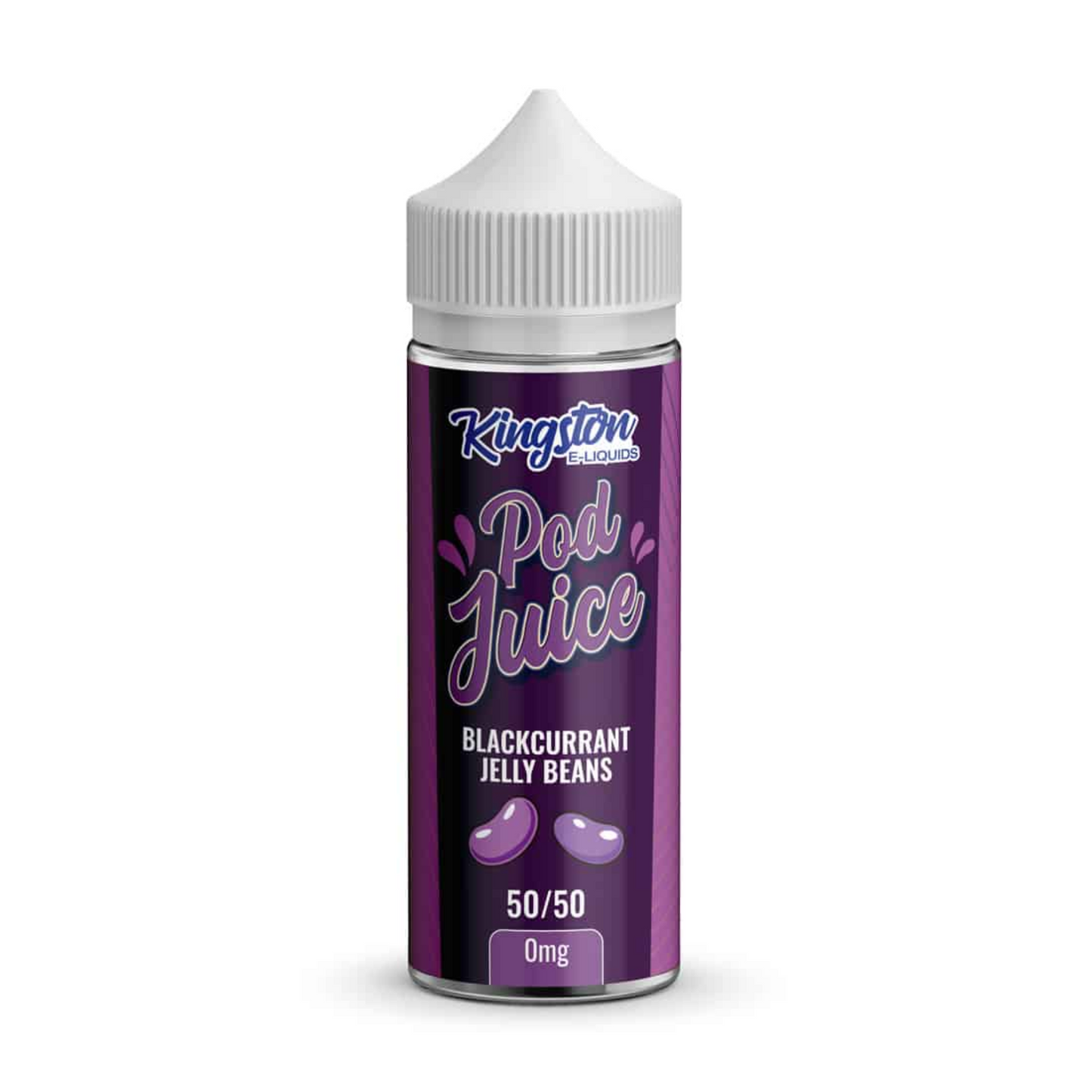 BLACKCURRANT JELLY BEANS E LIQUID POD JUICE BY KINGSTON 100ML 50VG