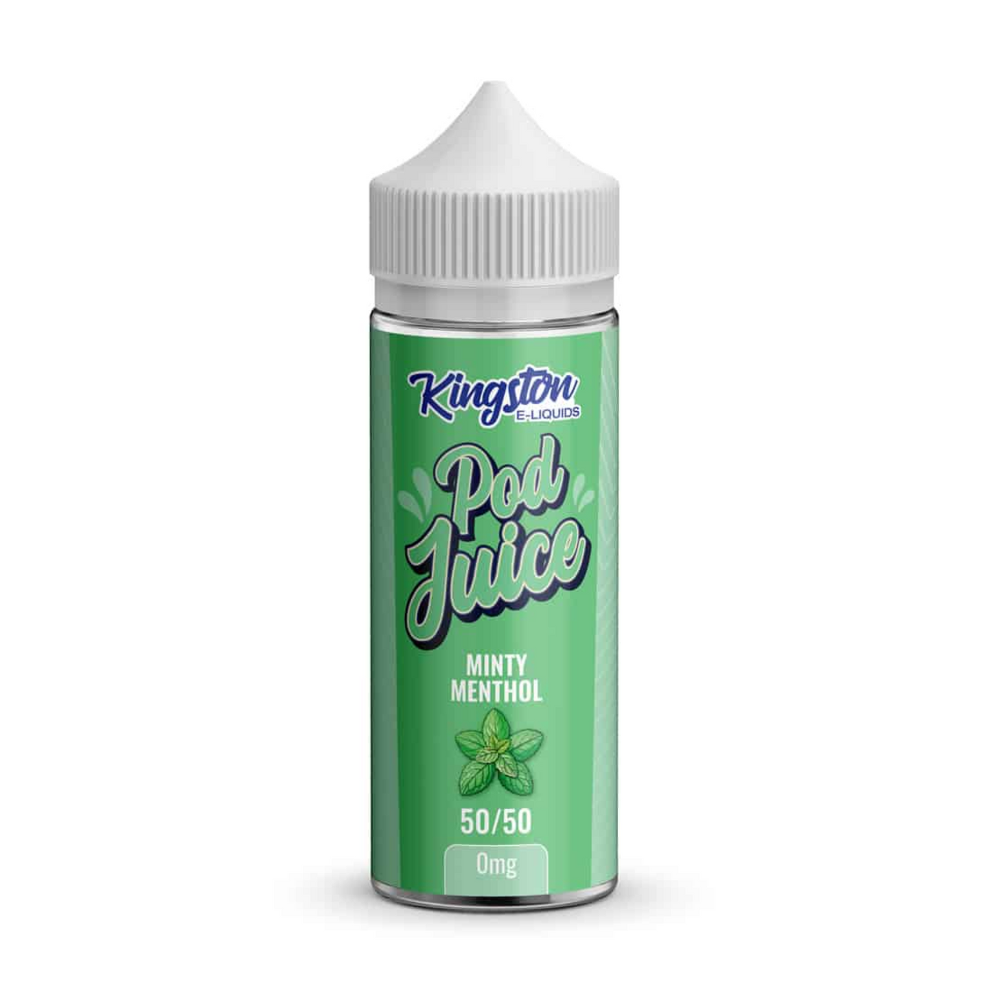 MINTY MENTHOL E LIQUID POD JUICE BY KINGSTON 100ML 50VG