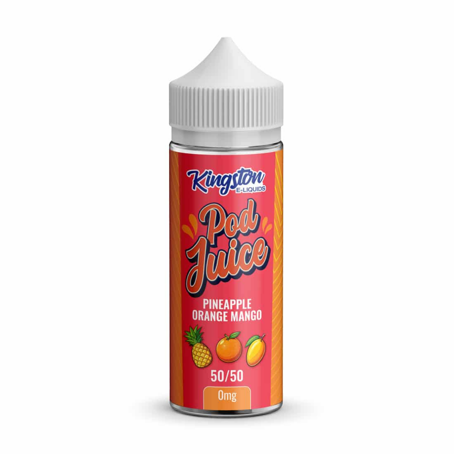 PINEAPPLE ORANGE MANGO E LIQUID POD JUICE BY KINGSTON 100ML 50VG