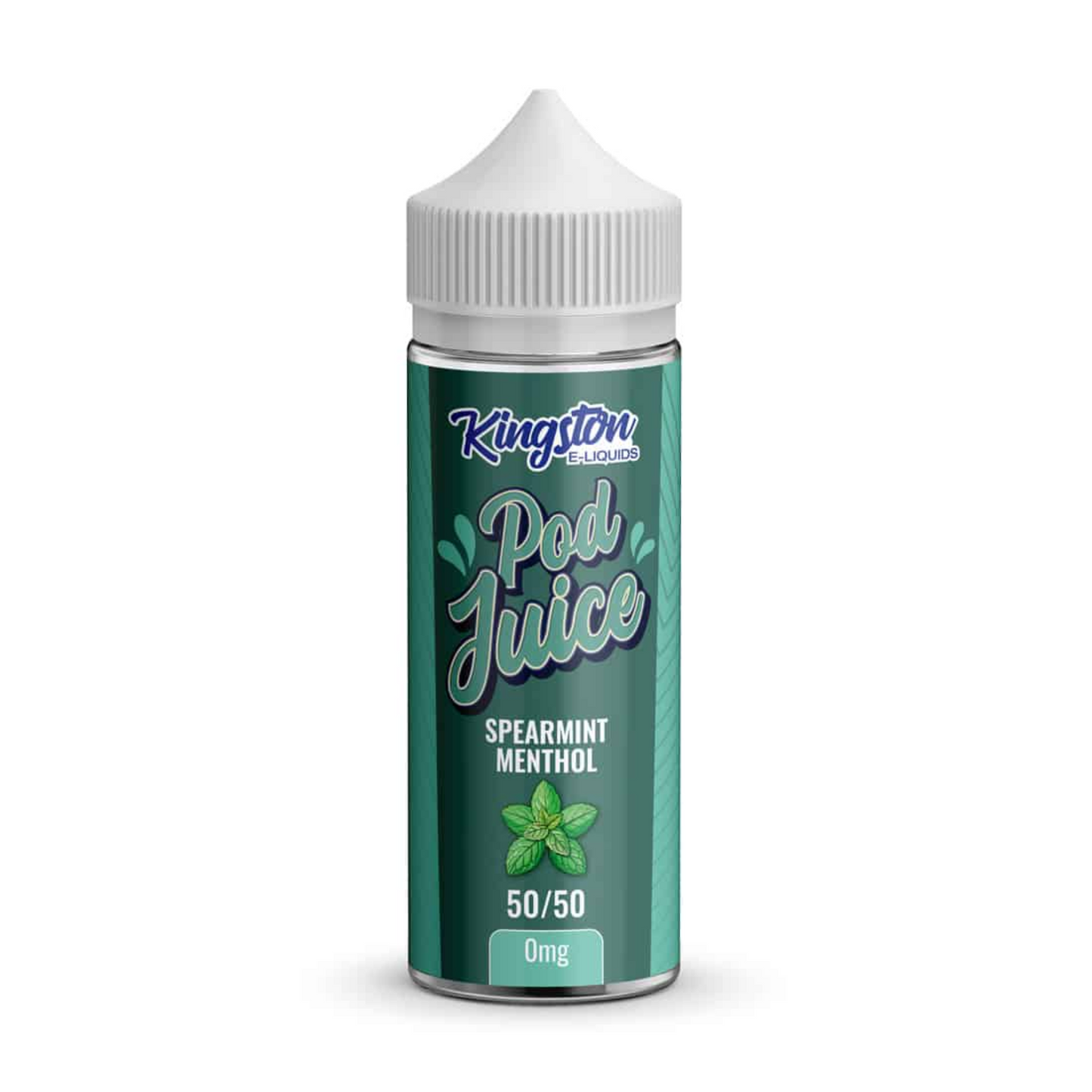 SPEARMINT MENTHOL E LIQUID POD JUICE BY KINGSTON 100ML 50VG