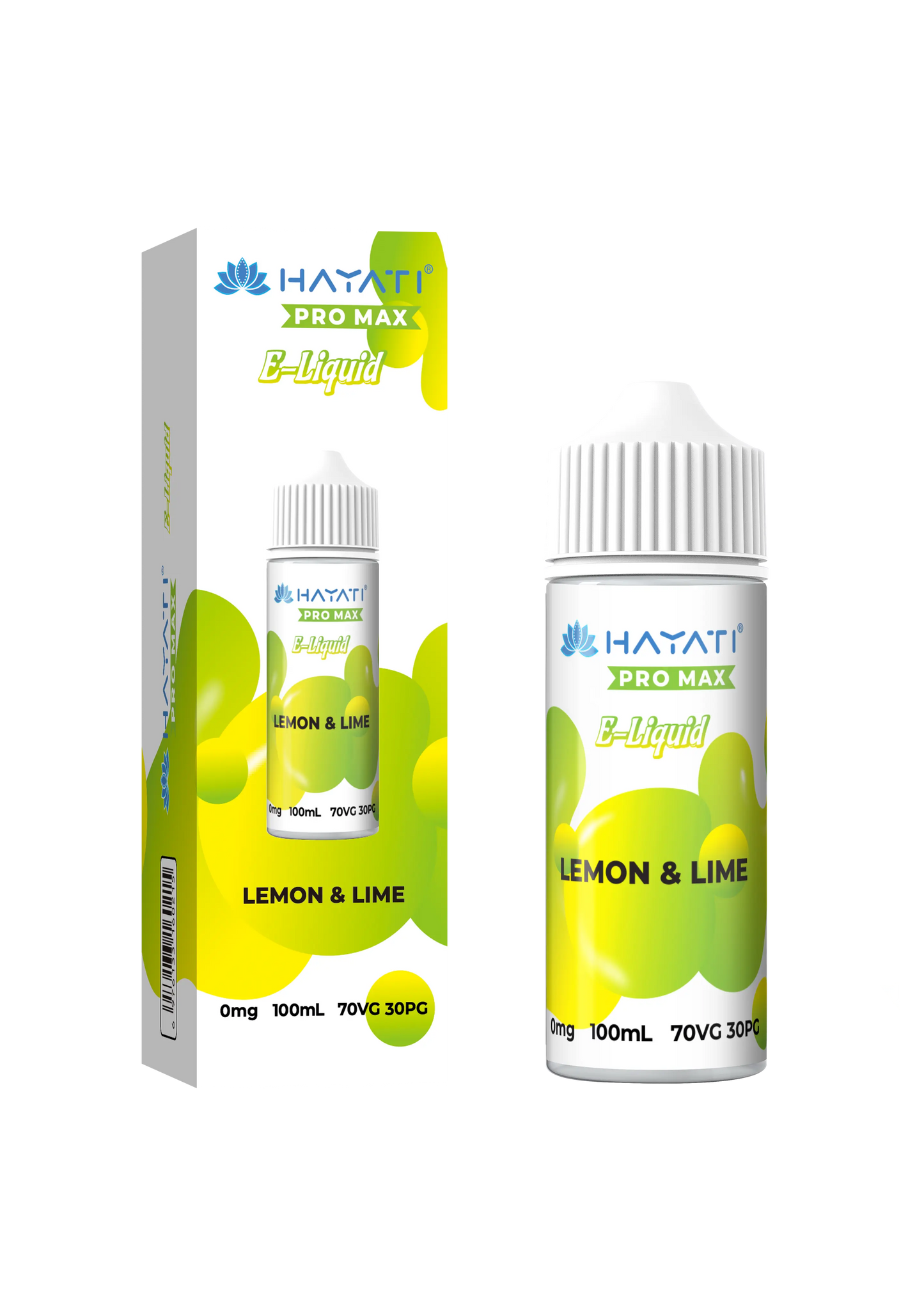 LEMON LIME BY HAYATI PRO MAX E LIQUID 100ML 70VG