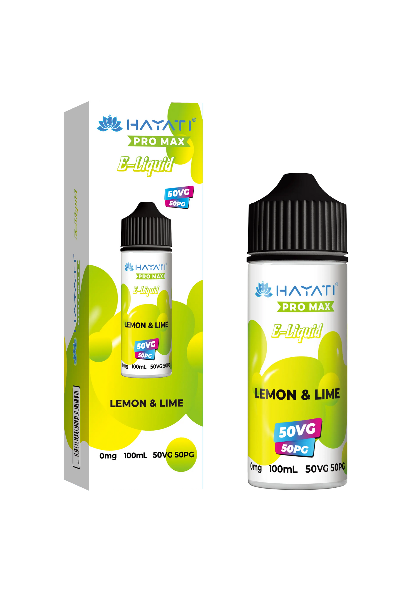 LEMON LIME BY HAYATI PRO MAX E LIQUID 100ML 50VG