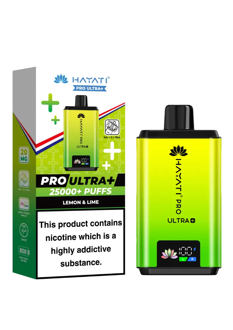 Hayati Pro Ultra Plus 25000+ Lemon and Lime