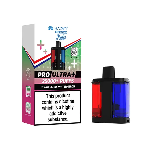 Hayati Pro Ultra Plus 25000+ Refill Pods Strawberry Watermelon