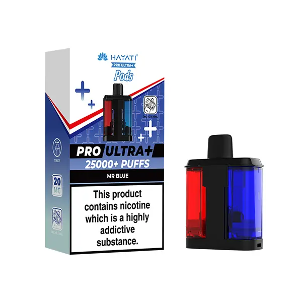 Hayati Pro Ultra Plus 25000+ Refill Pods Mr Blue