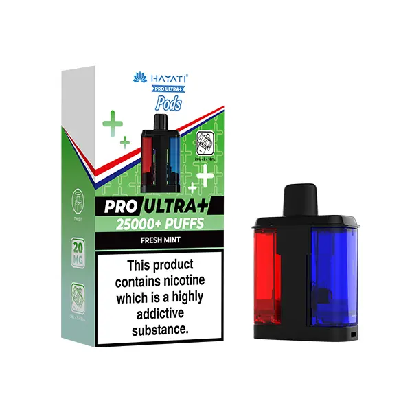 Hayati Pro Ultra Plus 25000+ Refill Pods Fresh Mint